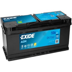 Exide EK1060 Start-Stop AGM 12V 106Ah 950A Autobatterie