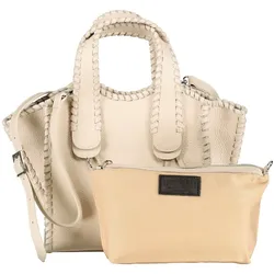 Hausfelder Manufaktur Handtasche mit herausnehmbarer Tasche Handtaschen   Damen 