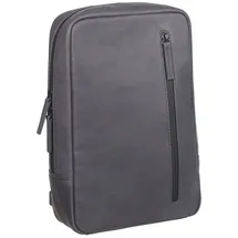 LEONHARD HEYDEN Den Haag Umhängetasche Leder 20 cm grau