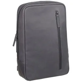 LEONHARD HEYDEN Den Haag Umhängetasche Leder 20 cm grau