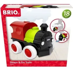 BRIO 63041100 Push & Go Zug mit Dampf