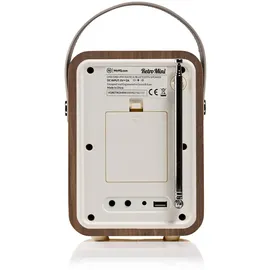 VQ Retro Mini DAB Radio Walnuss