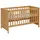 otto home Babybett "Indra, Schlupfsprossen, 4-fach verstellbare Liegehöhe", beige (natur), B:75cm H:88cm L:145cm T:145cm, Massivholz, Babybetten, FSC zertifiziertes Massivholz, Landhausstil mit tollen Details