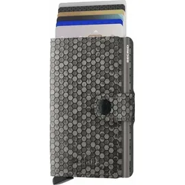 Secrid Miniwallet Hexagon Unisex Geldbörse grau