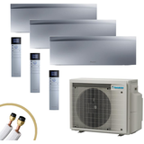 DAIKIN Emura3 Klima | FTXJ35AS + 2xFTXJ20AS | 3,5/2x2,0 kW | 3x10m Leitung