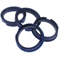 4X Zentrierringe 72,6 x 60,1 mm Dunkelblau Felgen Ringe Made in Germany