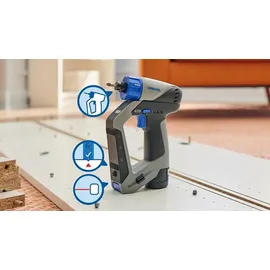 DREMEL DD12V-S1 inkl. 1 x 2,0 Ah + Ladegerät + Ortungsgerät + Linienlaser + 9 x Schrauberbit + 1 x Multimaterial Bohrer Bit + 1 x Wasserwaage