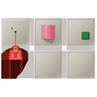 Jung NRSES0834-2-L mit USV, Serie LS, Edelstahl NRSES08342L
