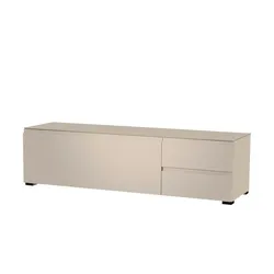 TV Board  Nicolo Phono , creme , Maße (cm): B: 160 H: 43 T: 45