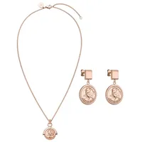 Purelei Set Mahina Club Lei Edition mit Statement-Coin Roségold