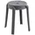 Home Deluxe Hocker Kunststoff 33 x 45 x 33 cm Grau
