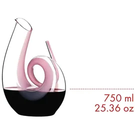 Riedel Glas Riedel Dekanter Curly Rosa,