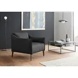 W.Schillig Cocktailsessel »sally« mit Metall-Winkelfüßen in Bronze pulverbeschichtet schwarz