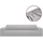 vidaXL Stretch Sofahusse 4-Sitzer Grau Polyester-Jersey