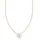 Thomas Sabo Kette mit Anhänger Zirkonia-Anhänger Gold/Silber