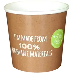 250x Food to go Becher, 628ml, "Future Smart"