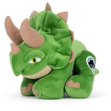 Schmidt Spiele Schmidt 42761 - Jurassic World, Triceratops, 25cm, Dino, Plüschfigur