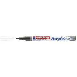 EDDING 5300 Acrylmarker Fein, Anthrazit, Anthrazit, Fein, 1 mm, 2 mm, Tinte auf