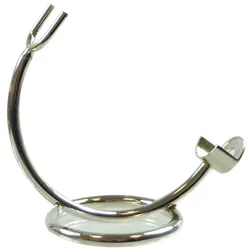 Golddachs Rasiermesser-Ablage, silber