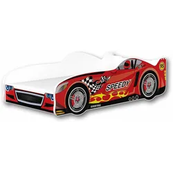 Kinderbett »Speedy«, Rennwagenbett, rot, Betten, 358938-0