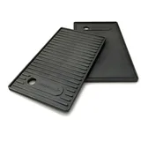 barbecook Grillplatte 43 x 21 cm Gusseisen schwarz