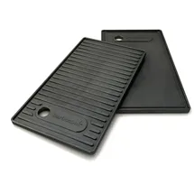 barbecook Grillplatte 43 x 21 cm Gusseisen schwarz