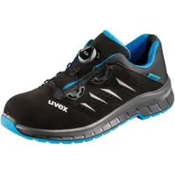 UVEX Halbschuh schwarz/blau uvex 2 trend, S1P BOA, EU-Schuhgröße: 42