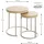 Haku-Möbel HAKU Möbel Beistelltische-Set eiche