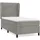 vidaXL Boxspringbett 100 x 200 cm Hellgrau