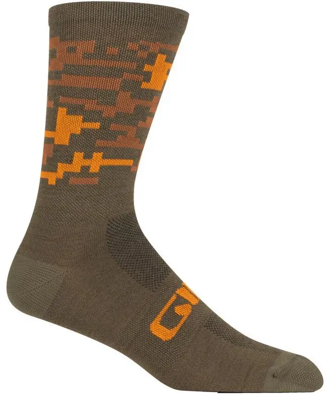 Giro Seasonal Merino Wool trail green camo (socks-socks) XL