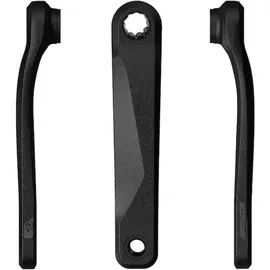 FSA Unisex-Adult 421579615 CP. Ped. Gen4 165mm, Aluminium Schwarz ISIS