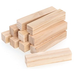 Holz-Klötzchen "Quadrat", 10 Stück