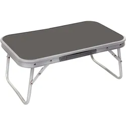 Campingtisch Mini Klapptisch Serviertisch Falttisch leicht 56x34 Alu silber|grau No Size