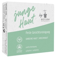 BIOTURM Feste Gesichtsreinigung junge Haut 50 g