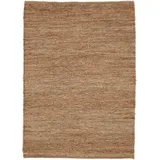 carpetfine »Nala Juteteppich Naturfaser«, rechteckig, 9 mm Höhe, wendbar, aus 100% Jute, in vielen Größen und Formen, quadratisch, rund beige 200x250 cm | Moderner Teppich für Wohn- Schlafzimmer