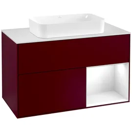 Villeroy & Boch Waschtischunterschrank 100 x 60,3 cm Rot
