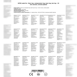 ich-zapfe Zapfhahn, - verchromt, 55 mm