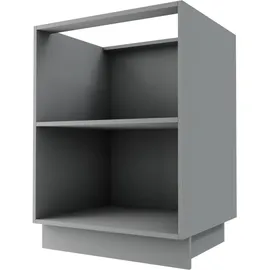 Feldmann-Wohnen Unterschrank Bonn 60 x 82 x 50 cm Grau