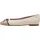 TAMARIS Damen Ballerina flach, beige, 41 EU