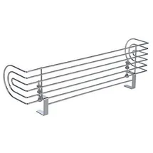 Haushalt Herdschutzgitter 60 cm Verchromt 60 x 18,5 x 14 cm Silber