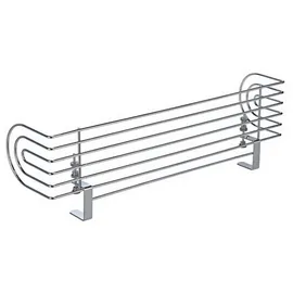 Haushalt Herdschutzgitter 60 cm Verchromt 60 x 18,5 x 14 cm Silber