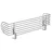 Haushalt Herdschutzgitter 60 cm Verchromt 60 x 18,5 x 14 cm Silber