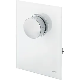 OVENTROP Unibox Abdeckung 1022777 Echtglas Weiß mit Thermostat