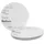 CreaTable Pizzateller Europa Gustoso 33 cm 4er Set weiß