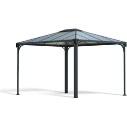 Palram Canopia Martinique Gartenpavillon, anthrazit, bronze 360x296x275 in cm (LxBxH)