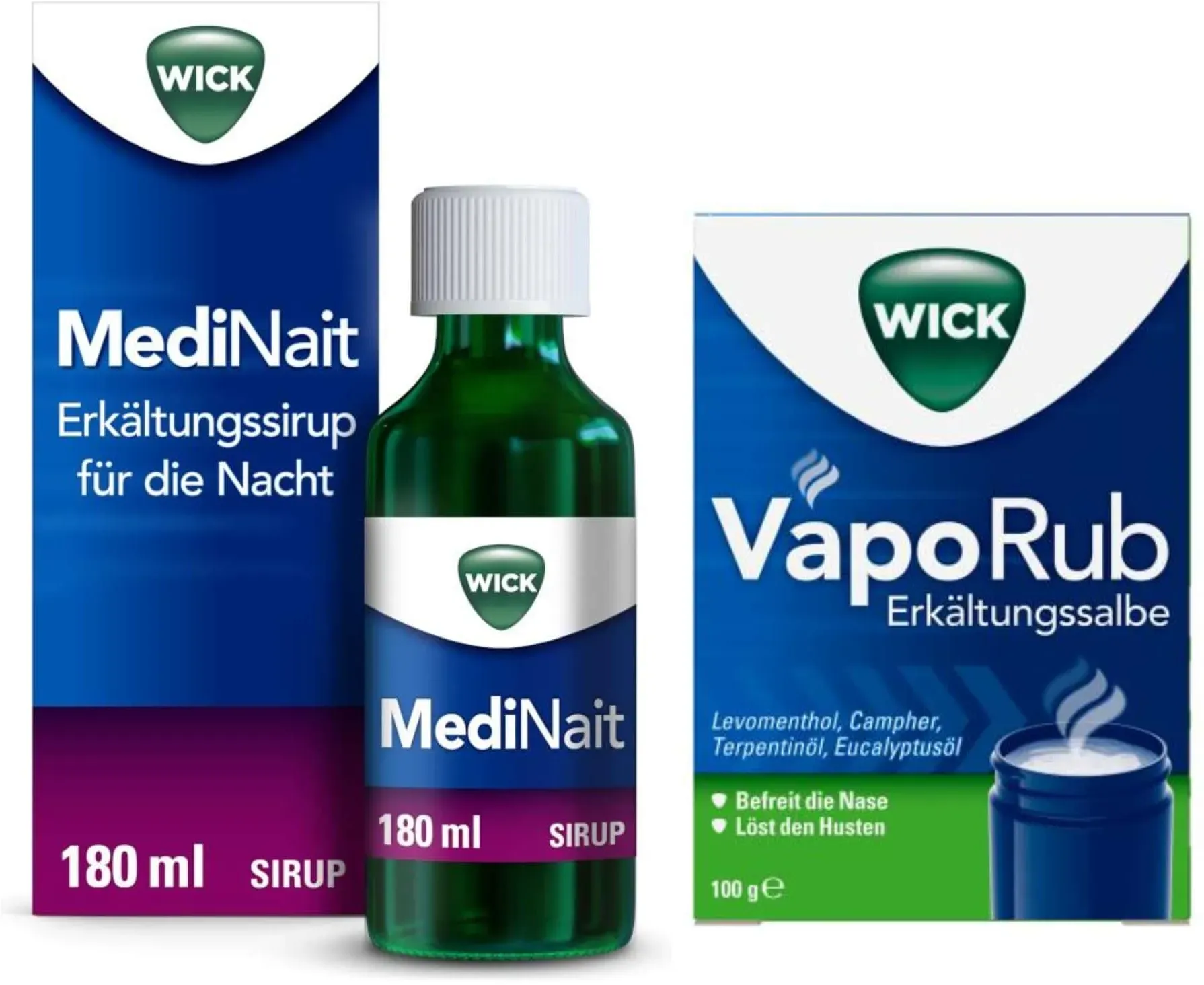 Wick MediNait + VapoRub Set 1 Sparset