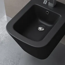 doporro Aachen mit WC-Sitz Schwarz