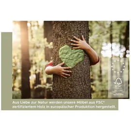 freiraum Spiegel >Jaru< in Grau / Spiegelfront - 100x69x16cm (BxHxT)