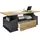 VCM Couchtisch Junata Braun Eiche 110 x 44 x 52 cm