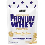 Protein Pulver, unverschämt leckeres Eiweißpulver mit Whey Isolat für Muskelaufbau mit hohem Anteil an EAA, BCAA und freiem L-Glutamin, perfekte Löslichkeit, Vanilla Ice-Cream 500g